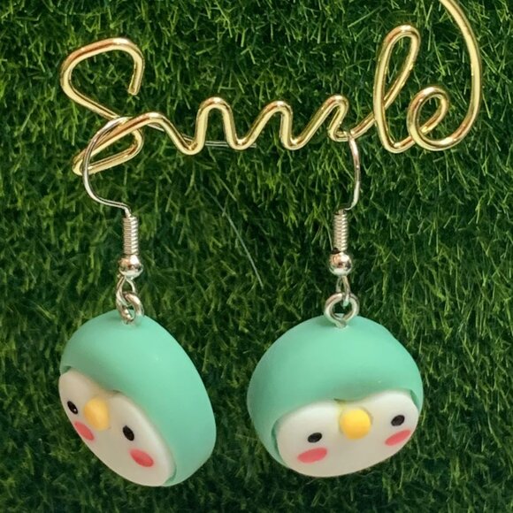 Penguin Earring, Silly Animal Earring, Gift Idea, Penguin Charm, Penguin Jewelry - Picture 7 of 7